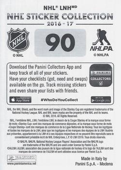2016-17 Panini NHL Sticker Collection #90 Jaromir Jagr Back