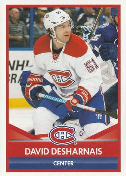2016-17 Panini NHL Sticker Collection #102 David Desharnais Front