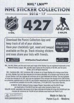 2016-17 Panini NHL Sticker Collection #427 Mark Scheifele Back