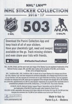 2016-17 Panini NHL Sticker Collection #503 Stanley Cup - Bottom Right Back