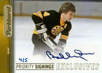 2015 Upper Deck Fall Expo - Parkhurst Priority Signings Exclusives #EX-BO Bobby Orr Front