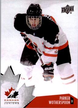 2015 Upper Deck Team Canada Juniors #25 Parker Wotherspoon Front