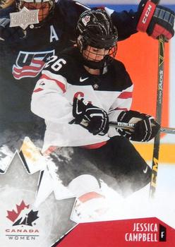 2015 Upper Deck Team Canada Juniors #54 Jessica Campbell Front