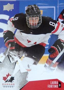 2015 Upper Deck Team Canada Juniors #55 Laura Fortino Front