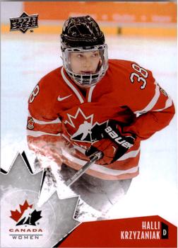 2015 Upper Deck Team Canada Juniors #58 Halli Krzyzaniak Front