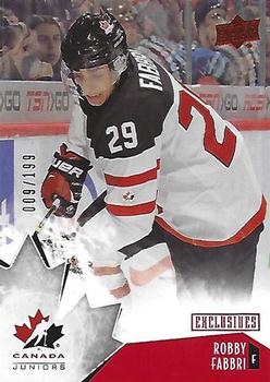 2015 Upper Deck Team Canada Juniors - Base - Exclusives #44 Robby Fabbri Front