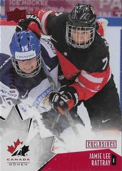 2015 Upper Deck Team Canada Juniors - Base - Exclusives #60 Jamie Lee Rattray Front