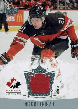 2015 Upper Deck Team Canada Juniors - Base Jerseys #105 Nick Ritchie Front