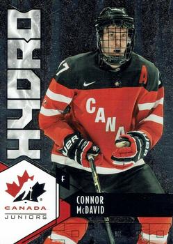 2015 Upper Deck Team Canada Juniors - Hydro #H-37 Connor McDavid Front