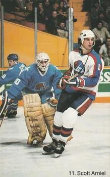 1983-84 Winnipeg Jets #NNO Scott Arniel Front