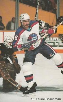 1983-84 Winnipeg Jets #NNO Laurie Boschman Front