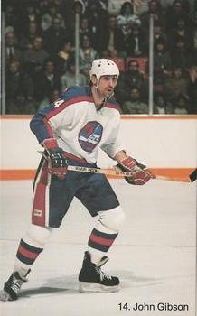 1983-84 Winnipeg Jets #NNO John Gibson Front