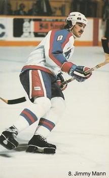 1983-84 Winnipeg Jets #NNO Jimmy Mann Front