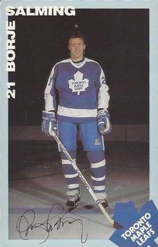 1983-84 Toronto Maple Leafs Postcards #NNO Borje Salming Front