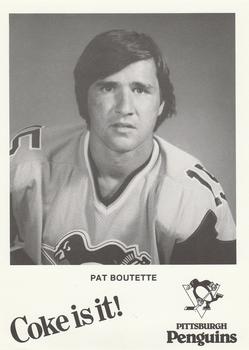 1983-84 Coca-Cola Pittsburgh Penguins #NNO Pat Boutette Front