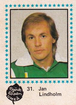 1983-84 Semic Elitserien (Swedish) #31 Jan Lindholm Front