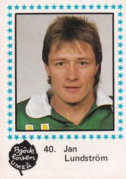 1983-84 Semic Elitserien (Swedish) #40 Jan Lundstrom Front