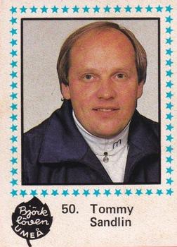 1983-84 Semic Elitserien (Swedish) #50 Tommy Sandlin Front