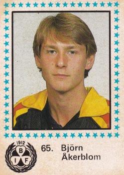 1983-84 Semic Elitserien (Swedish) #65 Bjorn Akerblom Front