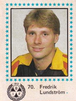 1983-84 Semic Elitserien (Swedish) #70 Fredrik Lundstrom Front