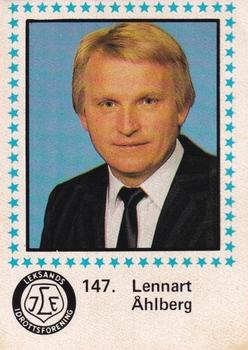 1983-84 Semic Elitserien (Swedish) #147 Lennart Ahlberg Front