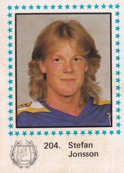 1983-84 Semic Elitserien (Swedish) #204 Stefan Jonsson Front