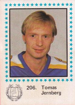 1983-84 Semic Elitserien (Swedish) #206 Tomas Jernberg Front
