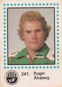 1983-84 Semic Elitserien (Swedish) #241 Roger Ahsberg Front