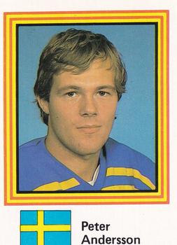 1983 Semic Hockey VM (Swedish) #10 Peter Andersson Front