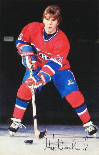 1984-85 Montreal Canadiens Postcards #NNO Mats Naslund Front