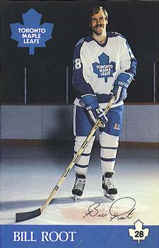 1984-85 Toronto Maple Leafs Postcards #NNO Bill Root Front
