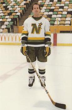 1984-85 Minnesota North Stars Postcards #NNO Keith Acton Front