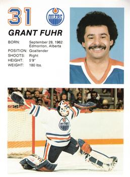 1984-85 Edmonton Oilers #NNO Grant Fuhr Front