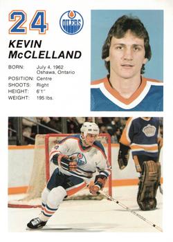 1984-85 Edmonton Oilers #NNO Kevin McClelland Front