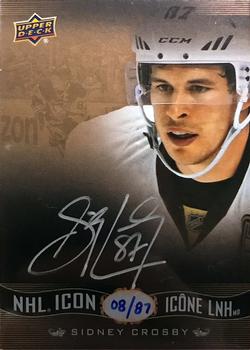 2016-17 Upper Deck Tim Hortons - NHL Icon Autographs #IA-SC Sidney Crosby Front