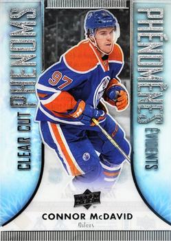 2016-17 Upper Deck Tim Hortons - Clear Cut Phenoms #CC-6 Connor McDavid Front