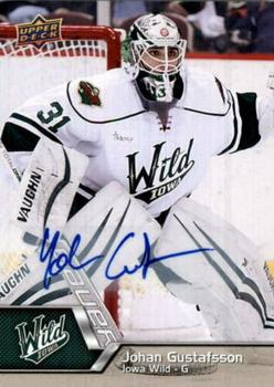 2014-15 Upper Deck AHL - Autographs #17 Johan Gustafsson Front