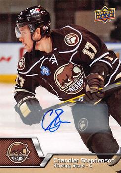 2014-15 Upper Deck AHL - Autographs #114 Chandler Stephenson Front