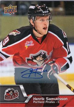 2014-15 Upper Deck AHL - Autographs #119 Henrik Samuelsson Front