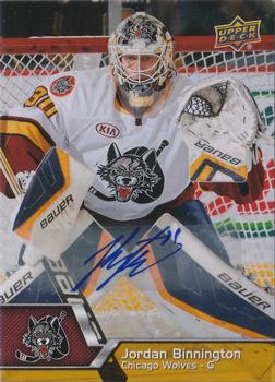 2014-15 Upper Deck AHL - Autographs #127 Jordan Binnington Front