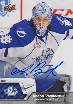 2014-15 Upper Deck AHL - Autographs #144 Andrei Vasilevskiy Front