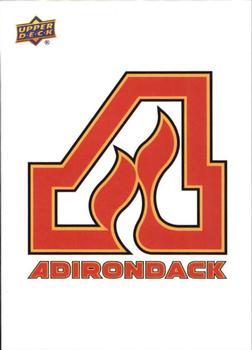 2014-15 Upper Deck AHL - Logo Stickers #1 Adirondack Flames Front