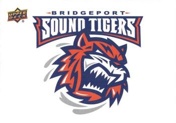 2014-15 Upper Deck AHL - Logo Stickers #4 Bridgeport Sound Tigers Front