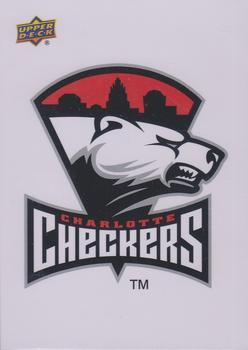 2014-15 Upper Deck AHL - Logo Stickers #5 Charlotte Checkers Front