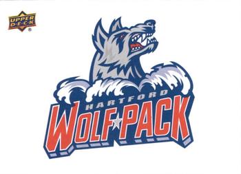 2014-15 Upper Deck AHL - Logo Stickers #9 Hartford Wolf Pack Front