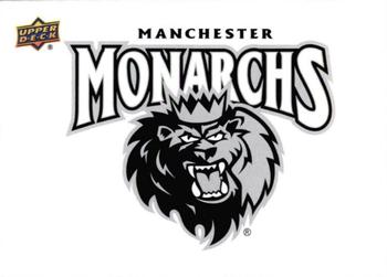 2014-15 Upper Deck AHL - Logo Stickers #14 Manchester Monarchs Front