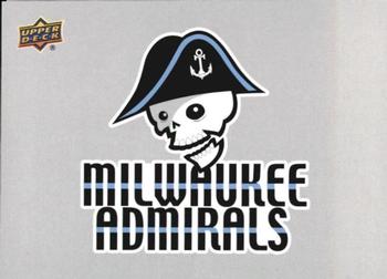 2014-15 Upper Deck AHL - Logo Stickers #15 Milwaukee Admirals Front