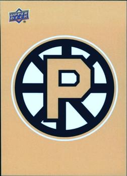 2014-15 Upper Deck AHL - Logo Stickers #19 Providence Bruins Front