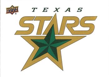 2014-15 Upper Deck AHL - Logo Stickers #26 Texas Stars Front