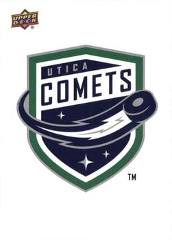 2014-15 Upper Deck AHL - Logo Stickers #28 Utica Comets Front